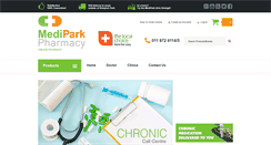 Desktop Screenshot of mediparkonline.co.za